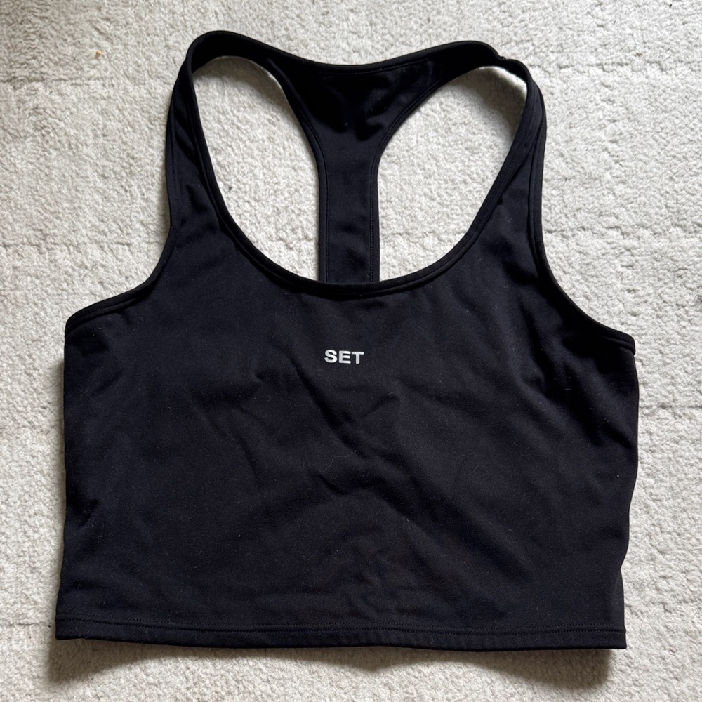SET Active Sportbody Cropped Racerback Tank